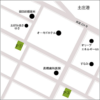 小豆島･土庄港駐車場